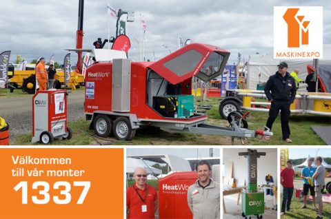 Möt HeatWork på MaskinExpo 23.-25. Maj